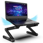 Workez Adjustable Laptop Stand For Desk Height Ergonomic Foldable Portable Pc