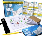 Flip Book Kit With Led Light Pad  Includes 240 Sheets Flip Book Paper With 