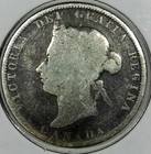 1872-h Canada 25 Cents Silver  j59