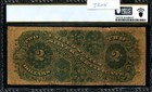 1886  2 Silver Certificate Hancock Pcgs Very Good 10 Fr 242 