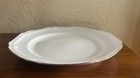 Rare Vintage Mikasa Ultima Antique Platinum White Dinner Plate New With Tags