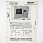 1947 General Television Radio Model 23a6 Wire Schematic Service Manual Vintage