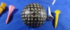 Antique Vintage  Mesh Golf Ball  100   4 Vintage Golf Tees In Display Box