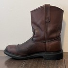 Vintage Red Wing Pecos Super Sole Brown Leather Pull On Boots Mens 11 D