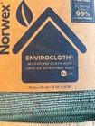 Norwex Envirocloth Microfiber Cleaning Cloth With Baclock New Sage Green