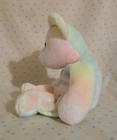 Vintage Pastel Rainbow Tie Dye Teddy Bear Stuffed Animal Beanbag Plush Toy 8 