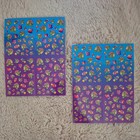 Rare Mini Peekaboo Turtle Mushroom Lisa Frank Vintage Sticker Sheet Complete