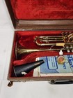 King Cleveland Superior 600 Trumpet N h  White   Nickle Silver Trim   Untested