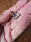 Single Replacement Vintage Sg D or Rhinestone Shoe Clip Mid Century
