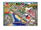 Paw Patrol  Kids Jumbo Paw Patrol Playland Road Play Rug  Heavy Duty 54  X 78 