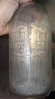 Vintage Coca Cola Seltzer Bottle Las Vegas Nevada Etched Siphon Glass Tube Rare