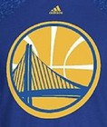 Golden State Warriors Men s Blue Rebound Poly Short Sleeve T Shirt