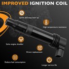 4x F6t570 Ignition Coils Pack For 2003-18 Kawasaki Ninja Zx-6r Zx-6rr 21171-1282
