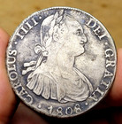 1808 Spanish Colonial Potosi 8 Reales Silver Dollar - American Pocket Change