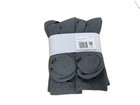 Nike Everyday Plus Cushioned Training Crew Socks  6 Pairs  Dark Gray Size 8-12 L
