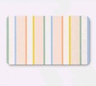 Lot Of 2 Rectangle Pastel Striped Kitchen Rug 20 x34  -  Room Essentials