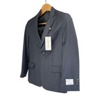 Calvin Klein Kids Boys 12 Husky Dark Gray Suit Blazer Jacket New With Tags 99 50