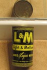 1950s L m Aged Lager  Flat Top Beer Can  By Maier  Los Angeles  California