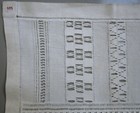 Circa 1900 Gorgeous Antique Dutch Open Threadwork Needlework Embroidery Sampler