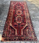 Antique Vtg Oriental Caucasian Hand Knotted All Wool Gallery Rug Runner 10 4x4 5