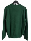 Polo Ralph Lauren Green Cotton Tight-knit Crewneck Polo Pony Sweater - M