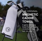 Ghost Black Camo Magnetic Towel-absorbent Microfiber Towel With Magnet 18  X 40 