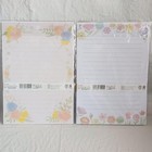 Cute Flower  Letter Set 2 Types Kawaii Japanese Floral Stationery