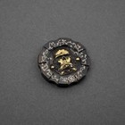 New  Hitex X Starlingear  frankenstein  Titanium Chip W  3d Brass Inlay  Edc