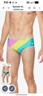 Nwt  Speedo Eco Endurance Vibe Collection Swim Briefs   34