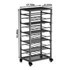 Spray Paint Rack Can Storage W  Wheels 5 Tier For Storage 1 Tier Working Table