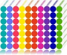 1400 Pcs Colored Dot Stickers 3 4 Inch Round Color Coding Labels 10 Color Cir   