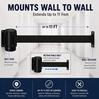 Crowd Control Warehouse Wmb-120 Wall Mount Retractable Belt Barrier  11ft