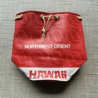 Vintage 60   s 70   s Northwest Orient Hawaii Bag Purse Beach Travel Drawstring Bag