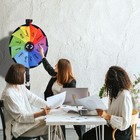 Winspin 24  Dual Use Prize Wheel Tabletop Or Floor Stand Fortune Spinning Wheel