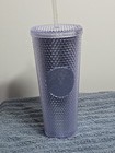 Starbucks Platinum Silver Diamond Studded Tumbler 2019 Holiday Venti 24 Oz