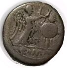 Roman Republic Ar Victoriatus Silver Coin 208 Bc -laureate Head Of Jupiter