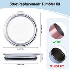 30 Oz Tumbler Lids  Splash-proof Lid  Lid For Yeti Rambler  Old Style Rtic An   