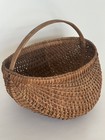 Large 15    Primitive Antique Buttocks Basket Excellent