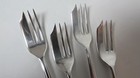 Sheffield England Seafood Forks 5  Vintage Set Of 4