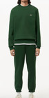 Lacoste Mens Fleece Crew Neck Sweatshirt   Pine Green   Bnwt   Rrp   109