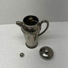 Vintage Mcm Chrome Cocktail Shaker Martini Shaker 10    Tall