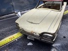 Bandai 1968 Ford Thunderbird Ht Car Tin Friction Toy Japan In Red