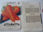 Lot Of 10 Old Vintage 1940 s Vegetable Seed Packets - Lone Star - Texas - Empty