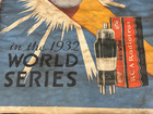1932 Mlb Baseball World Series Rca Radiotron Radio Tube Sign Advertising Store