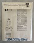 Vintage Original Vogue American Designer 1980s Geoffrey Beene Pattern 1258