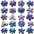 Rainbow Fidget Metal Spinner Colorful Finger Spinners High Speed Hand Ball Kid