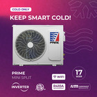 24000 Btu Mini Split Ac Cold Only Ductless Prime Wifi 17 Seer 220v W install Kit