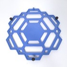 Lodge Brand Enameled Cast Iron Trivet 8  Blue