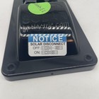 Go Power Solar Disconnect Cable Entry Plate Roof Mount Rv Trailer Black Plastic