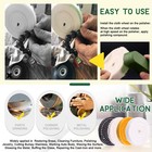 Buffing Polishing Wheel Kit W  Compounds For Bench Grinder 1 2  Arbor 8pc 4 